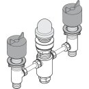 AXOR 15484180 3-Loch Wannenarmatur Grundk&ouml;rper Axor