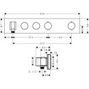 Hansgrohe 18355000 Module thermostat encastr&eacute; Select Axor