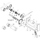 Hansgrohe 32525000 2-Loch Waschtischarmatur Unterputz