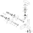 Hansgrohe 3254000000 M&eacute;langeur bain en saillie Metropol chrom&eacute;