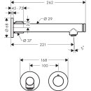 Hansgrohe 45113820 Mitigeur lavabo encastr&eacute; Axor Uno