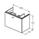 Ideal Standard ef719so Compartiment de raccordement pour...