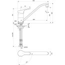 Ideal Standard BC134AA Küchenarmatur CERAFIT, ND,