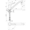 Ideal Standard BC130AA Küchenarmatur CERAFLEX, ND,
