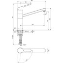 Ideal Standard BC136AA Küchenarmatur CERAFLEX, ND,