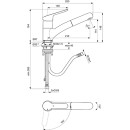 Ideal Standard BC143AA Küchenarmatur CERAFLEX,...
