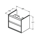 Ideal Standard ef651b2 tiroir sup&eacute;rieur avant air...