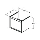 Ideal Standard EF678B2 Schubladenfront CONNECT AIR,