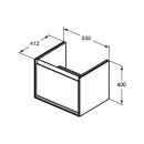 IDEAL STANDARD EF680B2 Schubladenfront Connect Air,