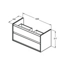 Ideal Standard ef6626267 tiroir inf&eacute;rieur air de...