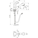 Ideal Standard BC146AA Küchenarmatur CERAFIT,...