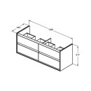 Ideal Standard ef667b2 tiroir sup&eacute;rieur avant air...