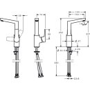 HANSA 09552203 Waschtisch-Einhandmischer Hansatwist