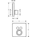 HANSGROHE 36707000 Thermostat UP Axor ShowerSelect