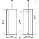 KEUCO 14964070100 WC-B&uuml;rstengarn. Plan 14964,