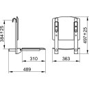 keuco 34981170037 Si&egrave;ge pliant Plan Care 34981, avec