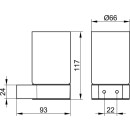 KEUCO 14950019000 Glashalter Plan 14950,