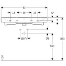 Geberit 124090600 iCon Waschtisch, 90x48,5cm