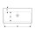 Geberit 124093600 iCon Waschtisch, 90x48,5cm