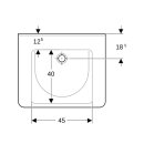 Keramag 128666600 Renova Nr.1 Comfort WT, 650x550mm
