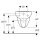 Geberit 201500600 Vitalis dispositif mural de lavage mural pour WC