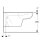 Geberit 201500600 Vitalis dispositif mural de lavage mural pour WC