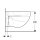 Geberit 203140600 Renova Wand-WC Flachsp&uuml;ler