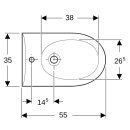 Geberit 23304000000 Bidet mural Renova