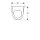 Geberit 235300000 Renova Urinal, entr&eacute;e par larri&egrave;re