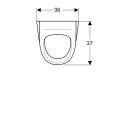 Geberit 235300600 Renova Urinal, Zulauf von hinten