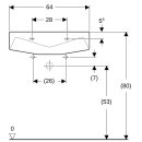 Geberit 251060600 Paracelsus Waschtisch barrierefrei