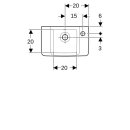 Geberit 272140600 Renova Compact HWB, verk. Ausladung