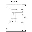Geberit 292110600 Renova Plan Halbs&auml;ule, wei&szlig;