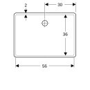 Geberit 360060000 Publica Mehrzweckbecken ohne &Uuml;berlauf