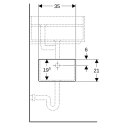 Keramag 362512000 Gipsfangbecken, Unterteil
