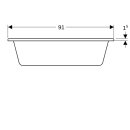 Keramag 407010016 S&auml;uglingspflegebecken (80l), Varicor