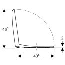 Geberit 572050000 Si&egrave;ge WC Renova Comfort WC