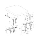 Geberit 572120000 Renova Plan WC-Sitz, eckiges Design