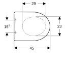 Keramag 573010000 Renova Nr.1 WC-Sitz, wei&szlig;
