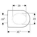 Geberit 57307000000 Renova Plan Si&egrave;ge de WC