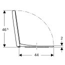 Geberit 57307000000 Renova Plan Si&egrave;ge de WC