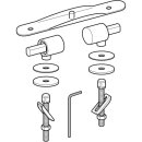 Geberit 598016000 Set Scharniere f&uuml;r WC-Sitz Bambini