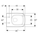 Keramag 206145000 Renova Nr.1 Comprimo Tiefsp&uuml;l-WC