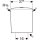 Geberit 228950000 iCon Sq. AP-SPK aufges., 2-Mengen-Sp.