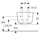 Geberit 231910600 iCon Square Wandbidet
