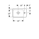Geberit 276140600 Renova Compact hwb, vendu s&eacute;par&eacute;ment Foc