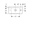 Keramag 276150000 Renova Nr.1 Comprimo Handwaschbecken
