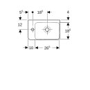 Keramag 276240000 Renova Nr.1 Comprimo HWB, asym.
