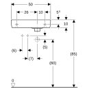 Geberit 276350600 Renova Compact HWB, verk. Ausladung