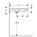 Geberit 402160016 Publica WT, rundes Design, m. Auss.